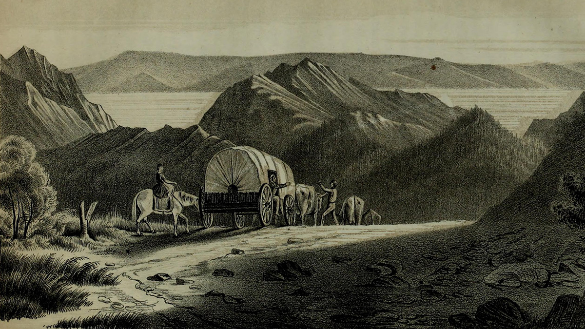First View of Great Salt Lake Valley, 1853