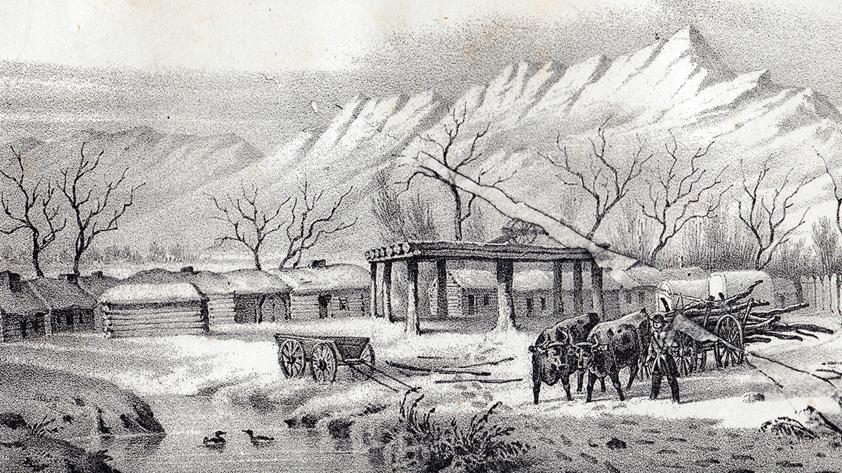 Fort Utah on the Timpanogas, 1852