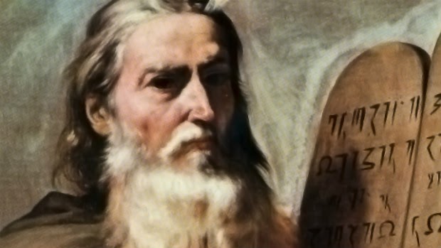 Moses with Commandments
