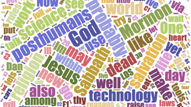 Common Words in Top 10 Articles by Lincoln Cannon from 2005 to 2015